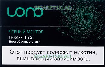 Стики Lono черный ментол